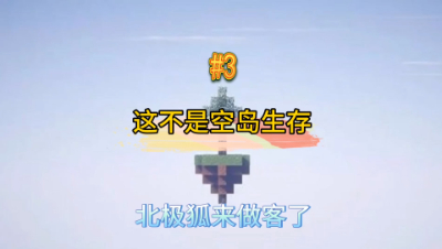 我的世界单方块3：遭遇可爱北极来客！