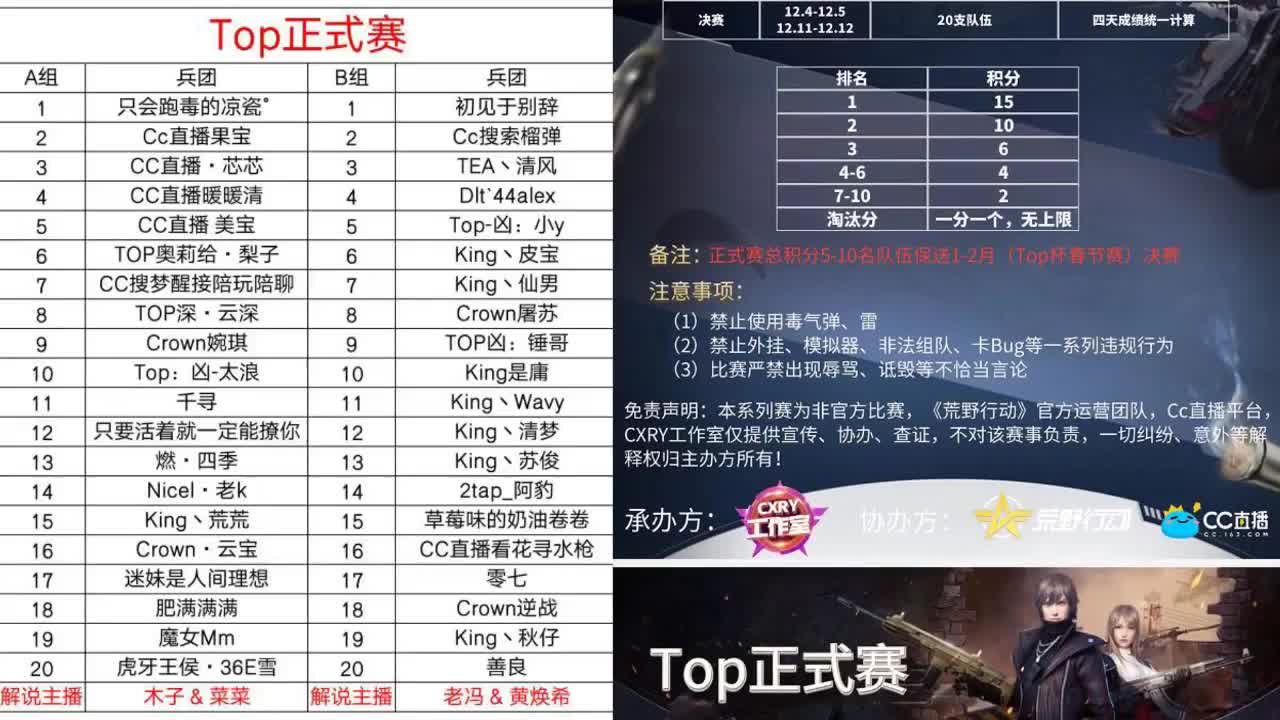 Top正式赛-B组