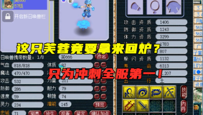 梦幻西游：10年前的一只6技能芙蓉，老王竟要拿来回炉？冲刺第一