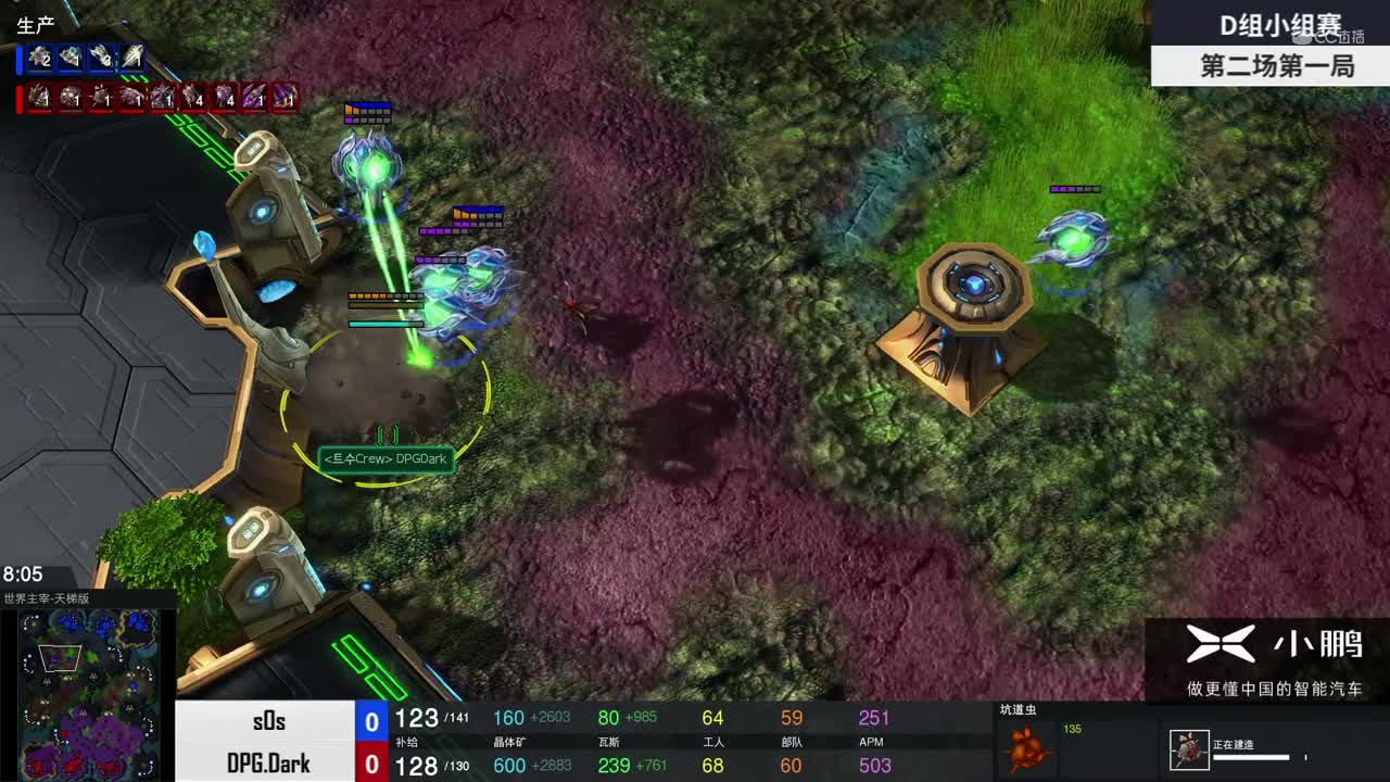 【NeXT冬季赛】星际争霸Ⅱ D组小组赛第二场