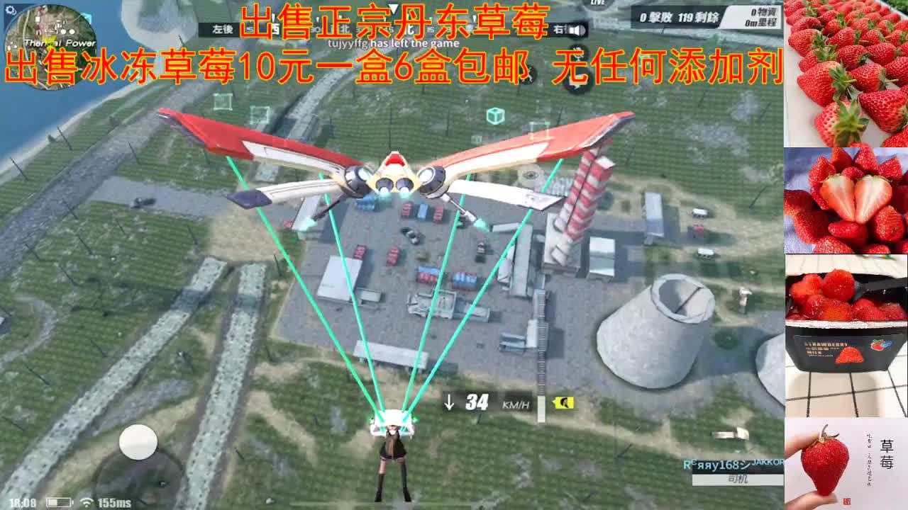 出售现摘正宗丹东草莓