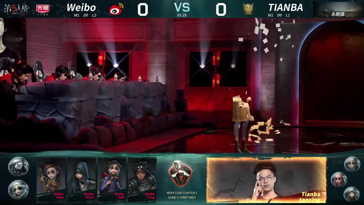 WEIBO vs TIANBA  set3