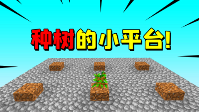 我的世界小空岛生存3：种树平台做好了，可树苗偏偏只掉了一棵！