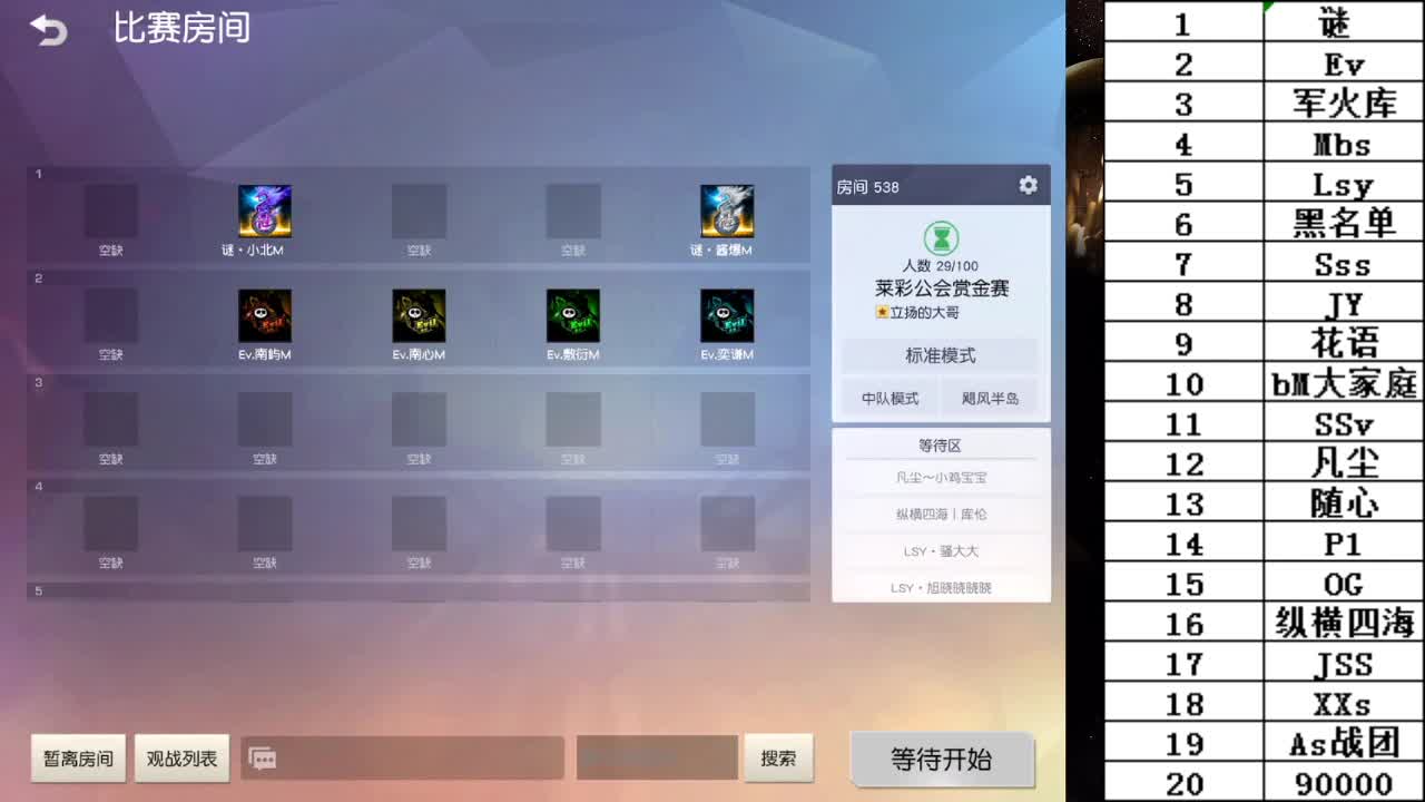 莱彩赏金赛B组