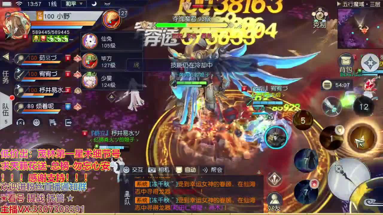 直播间看号提战