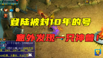 梦幻西游：在苦行待了10年的号，意外发现当年最贵的神兽，赚大了