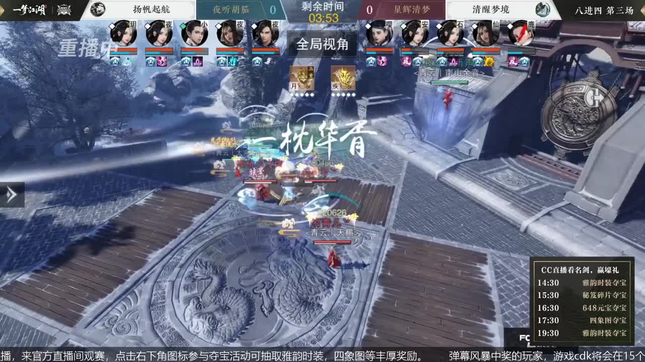 恭喜扬帆启航获第八届名剑天下冠军 第4段