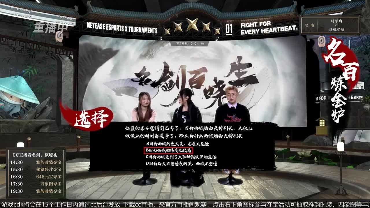 恭喜扬帆启航获第八届名剑天下冠军 第4段