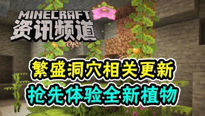 【我的世界每周资讯】第一百五十五期-荧光浆果 垂滴叶加入