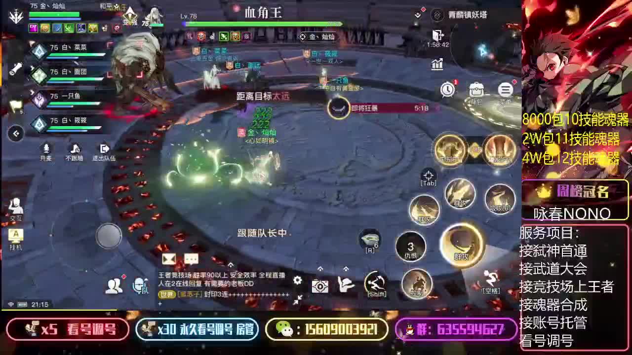 武道冠军接竞技场上王者托管看号调号 第2段