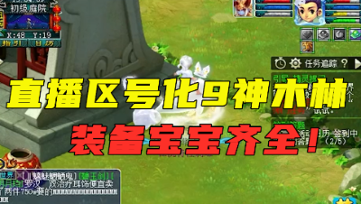 梦幻西游：直播取出化圣9层方寸山，装备宝宝齐全，上手就能玩，很完美！
