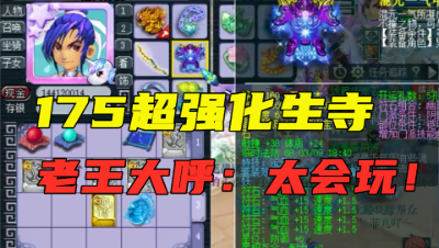 梦幻西游：175超强化生寺，看完装备老王大呼：这号太会搭配了！