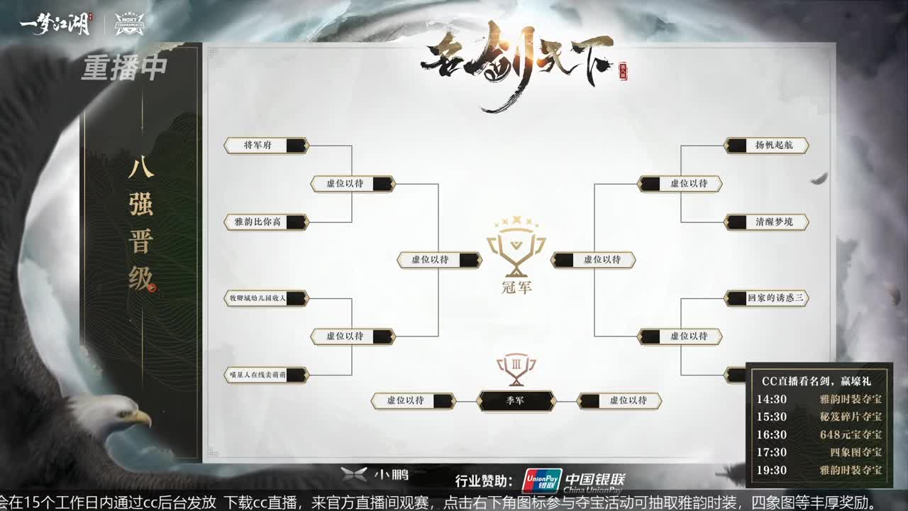 恭喜扬帆启航获第八届名剑天下冠军 第2段