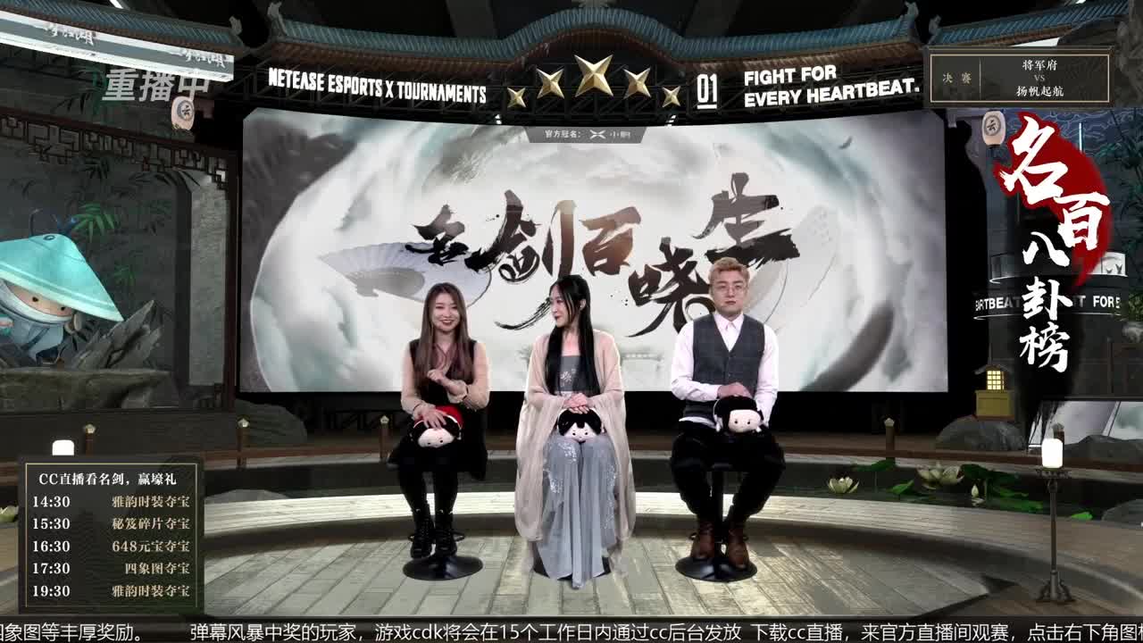 恭喜扬帆启航获第八届名剑天下冠军 第4段