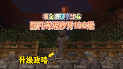 我的世界振金贝爷生存：TNT刷经验轻松升100级！