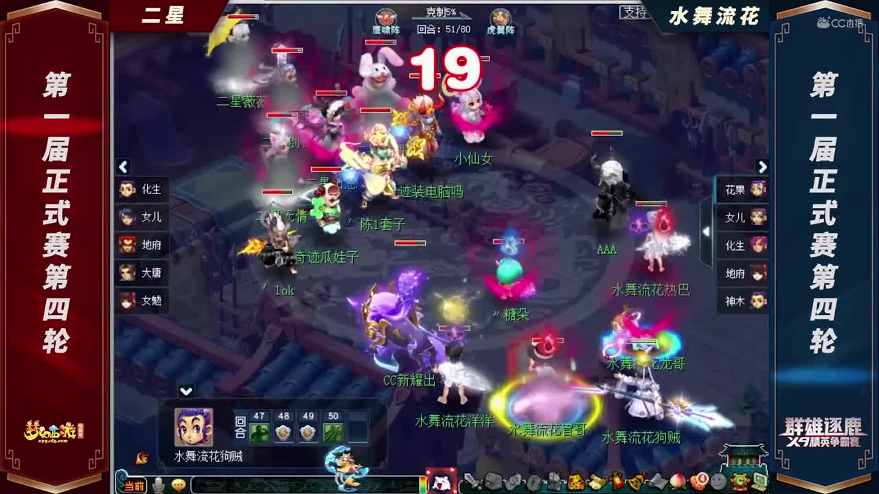 【2021群雄逐鹿】第一届正式赛天元组第四轮：水舞流花VS二星【CC情报站】