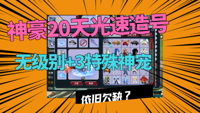 梦幻西游：土豪短短20天，打造出109无级别花果山，老王一波分析