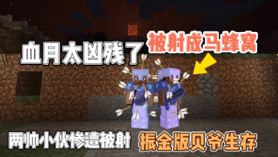 我的世界振金贝爷生存：血月来了太凶残了！