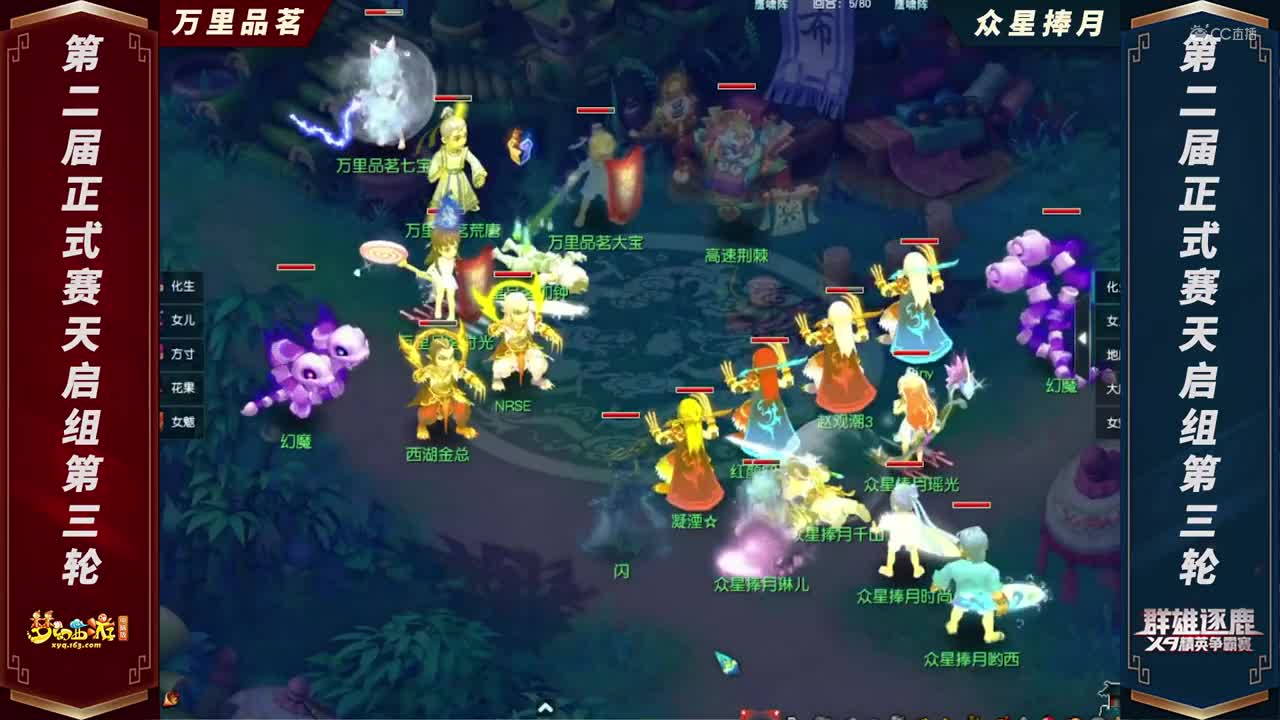 【2021群雄逐鹿】第二届正式赛天启组第三轮：众星捧月VS万里品茗【CC情报站】