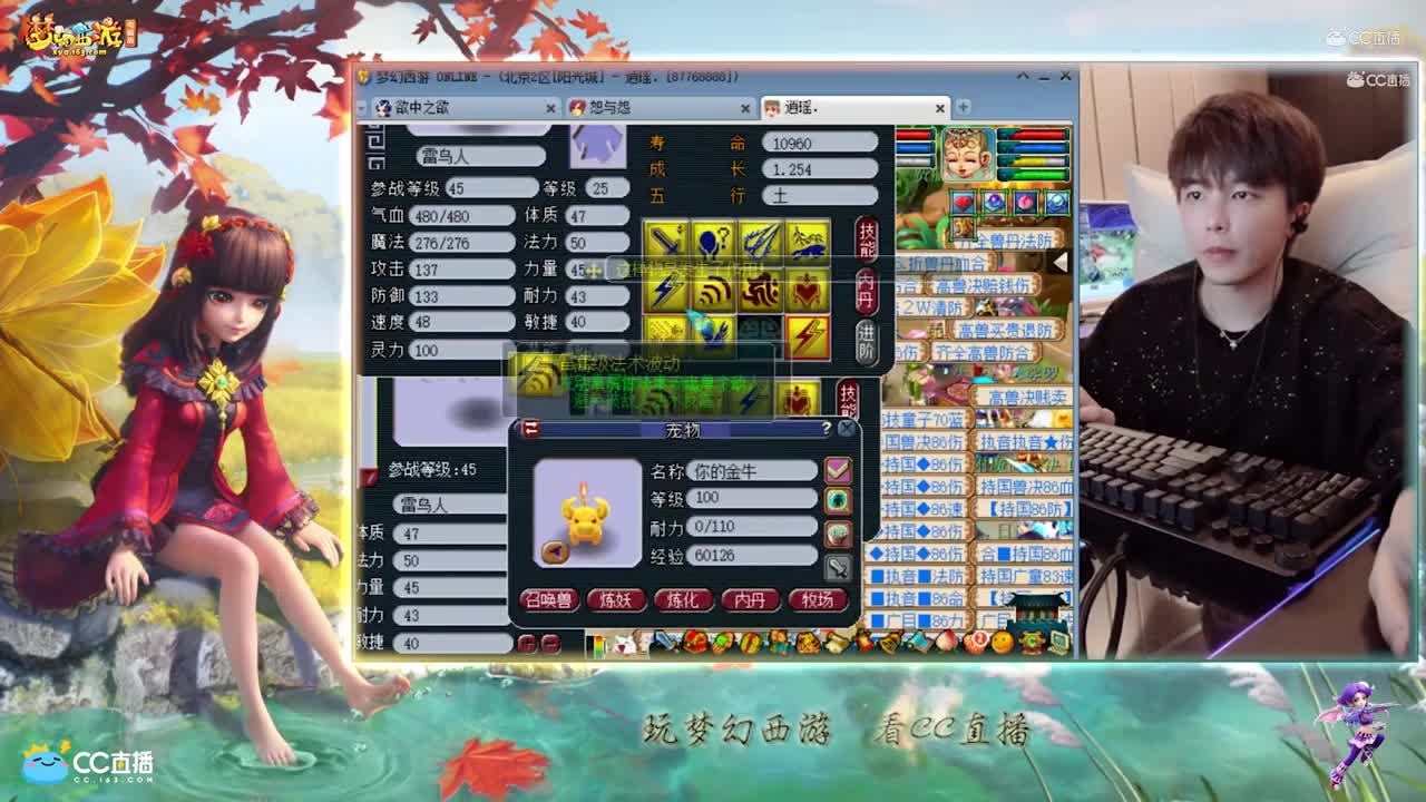 【打书炼妖】雪无打书10技能雷鸟人【CC情报站】