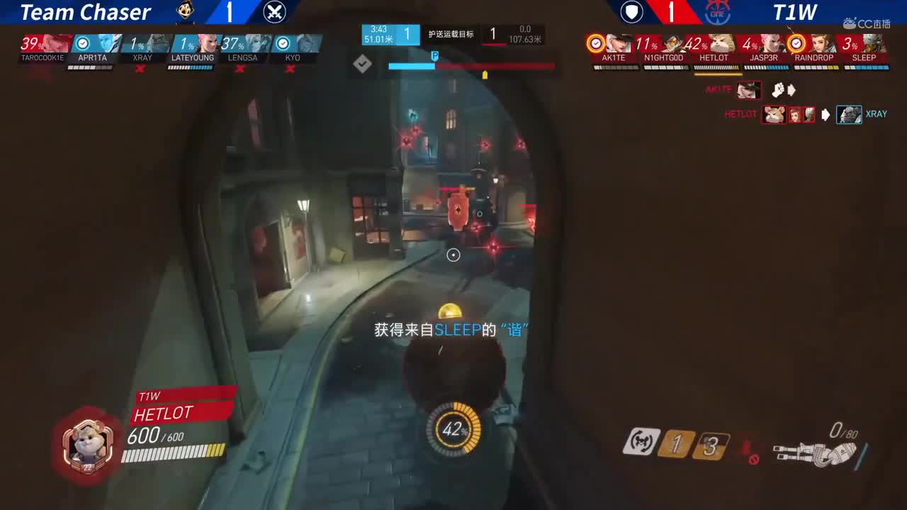 【NeXT春季赛】《守望先锋》小组赛B组  Team Chaser VS T1W  BO3