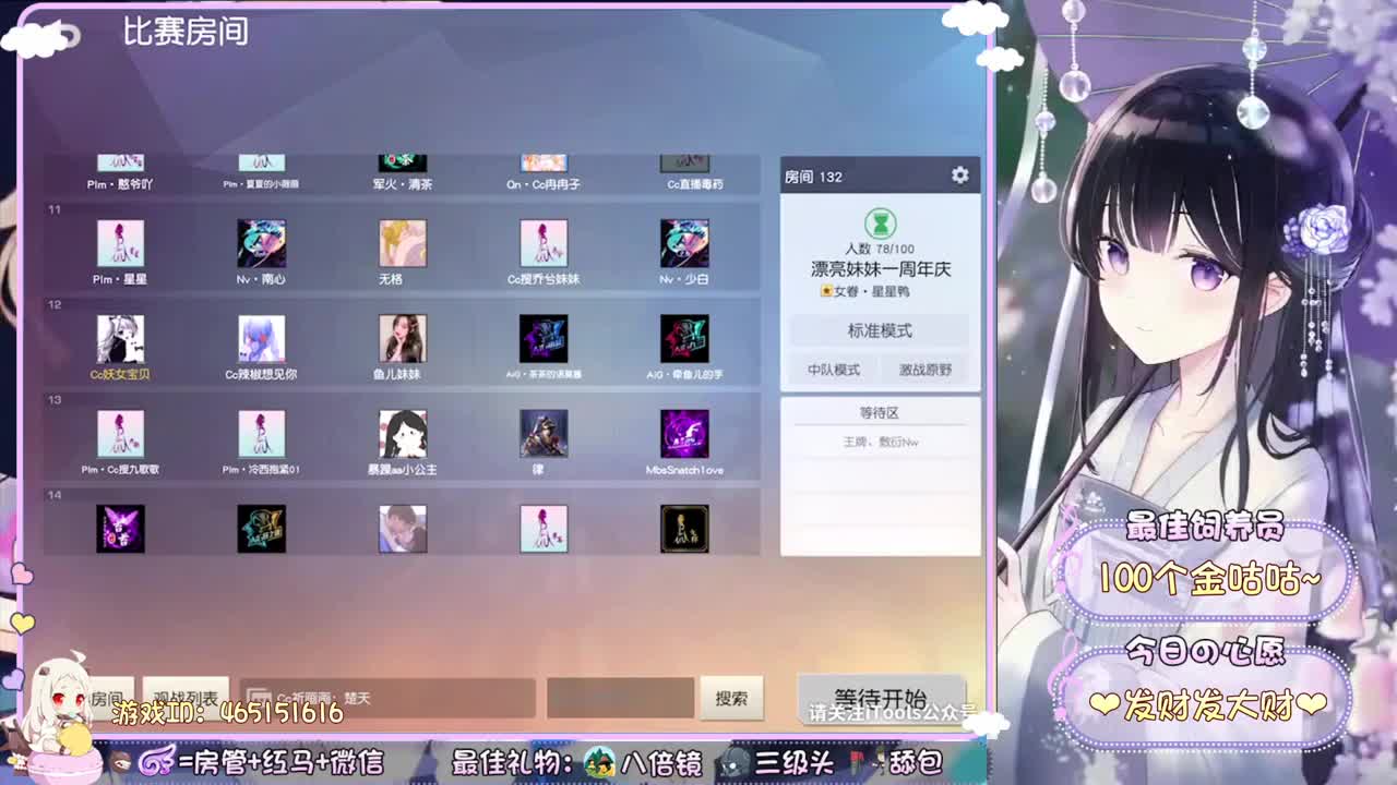 漂亮妹妹成立一周年庆❤