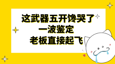 梦幻西游：这个武器五开固伤馋哭了，一波鉴定老板普陀直接起飞