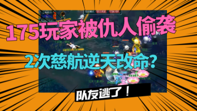 梦幻西游：175玩家被仇人偷袭，慈航之后嘲讽对方，结局队友跑了