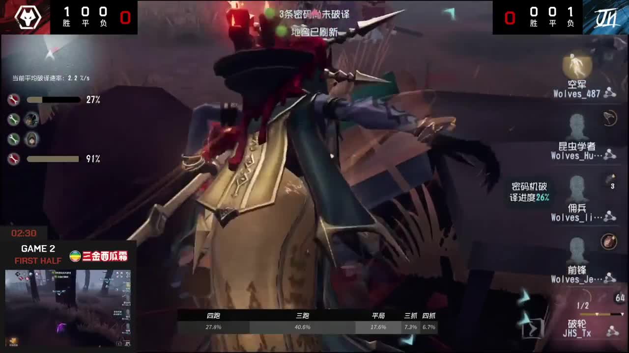 【2021IVL】夏季赛W2D2录像 JHS vs Wolves 第二局