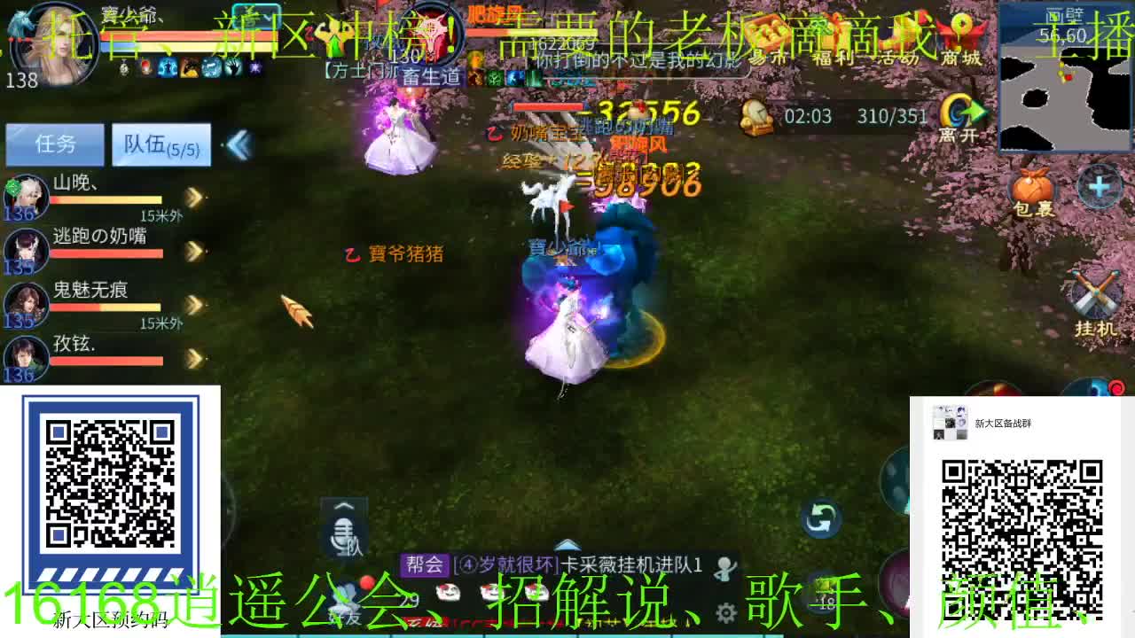逍遥公会招主播，进群备战新大区！ 第2段