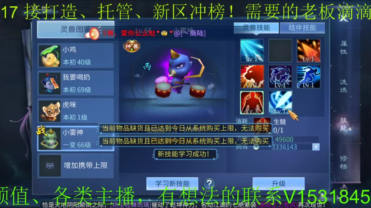 逍遥公会招主播，新大区冲鸭 第2段