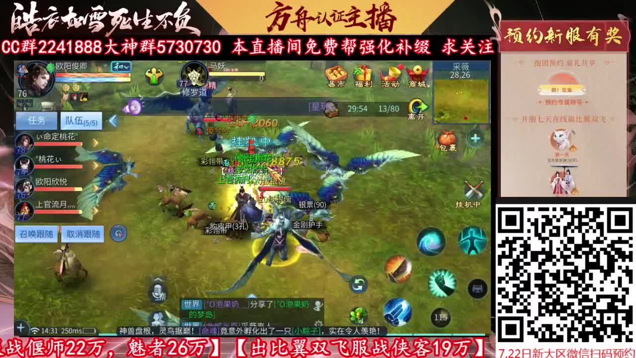 来CC免费帮忙强化补缀！