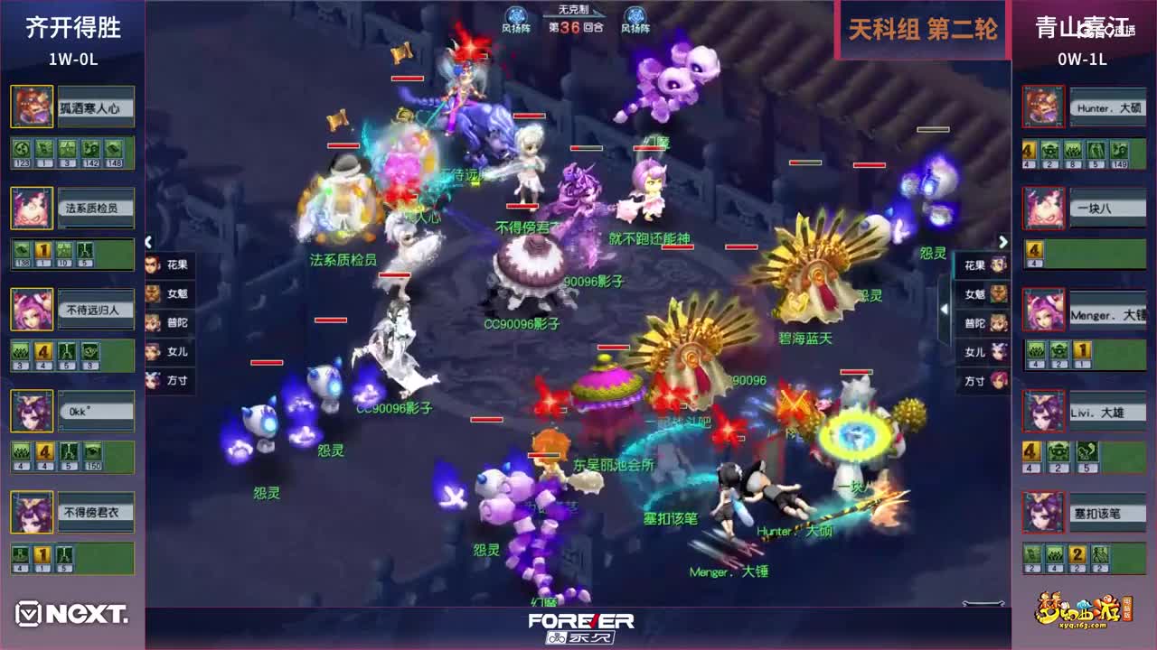 【三界之星邀请赛-春季赛】天科组小组赛第二轮：青山嘉江VS齐开得胜