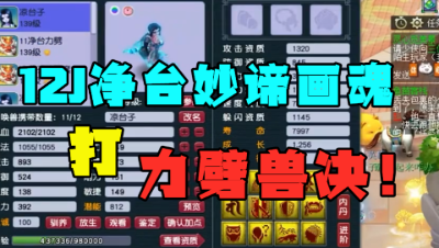 梦幻西游：掉错技能怒亏几十万？梧桐给12J净台妙谛画魂打力劈！