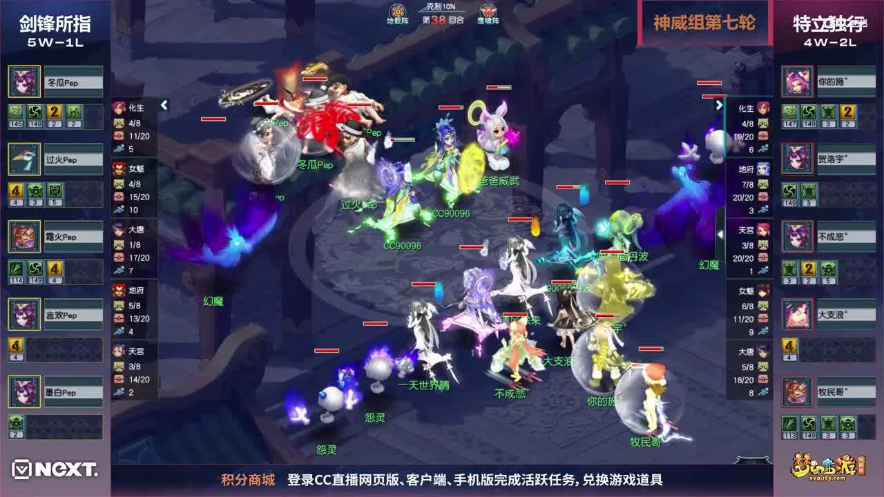 【三界之星邀请赛-春季赛】神威组小组赛第七轮：特立独行VS剑锋所指