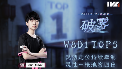 【2021IVL】夏季赛W8D1 TOP5：Gr_Czai灵活走位地窖四出