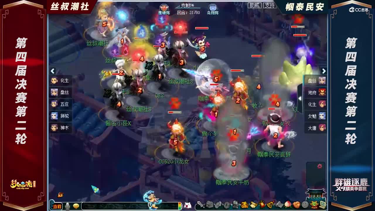 【2021群雄逐鹿】第四届决赛天元组第二轮：帼泰民安VS丝叔潮社【CC情报站】