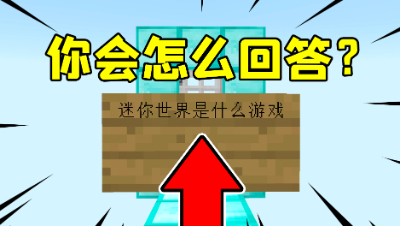 迷你世界是什么游戏？粉丝提的灵魂问题，你会怎么回答？