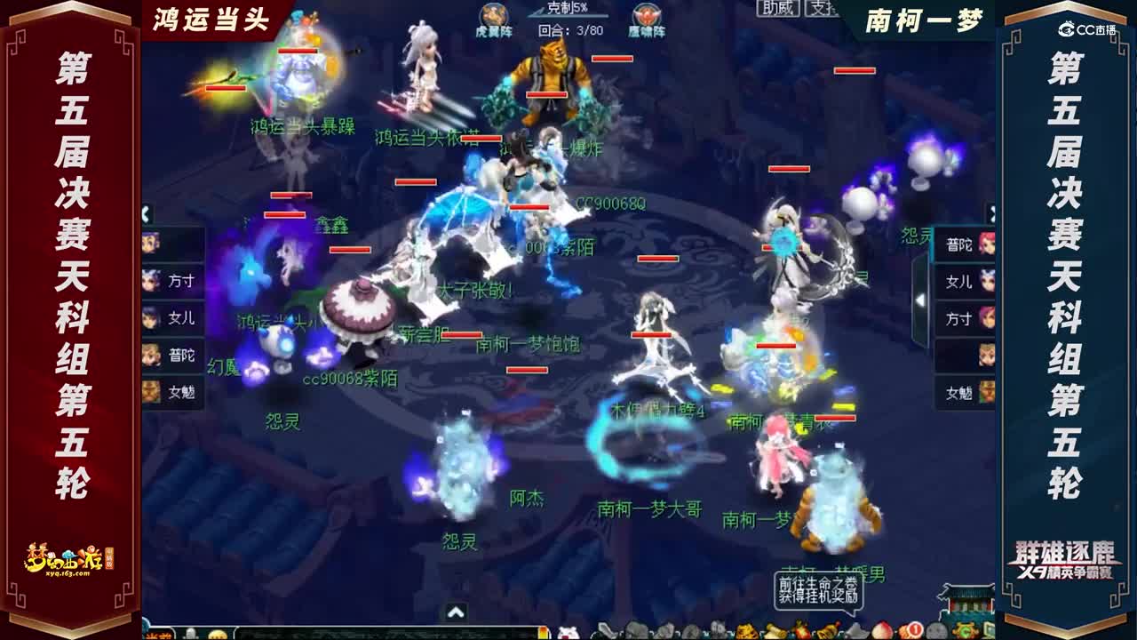 【2021群雄逐鹿】第五届决赛天科组第五轮：鸿运当头 VS 南柯一梦【CC情报站】