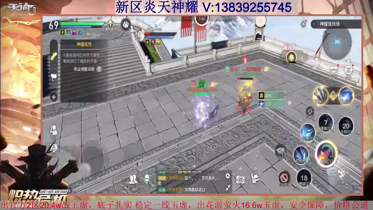 玉虚神耀 接全职业神耀王者 接一单全托 天谕一切业务 第2段