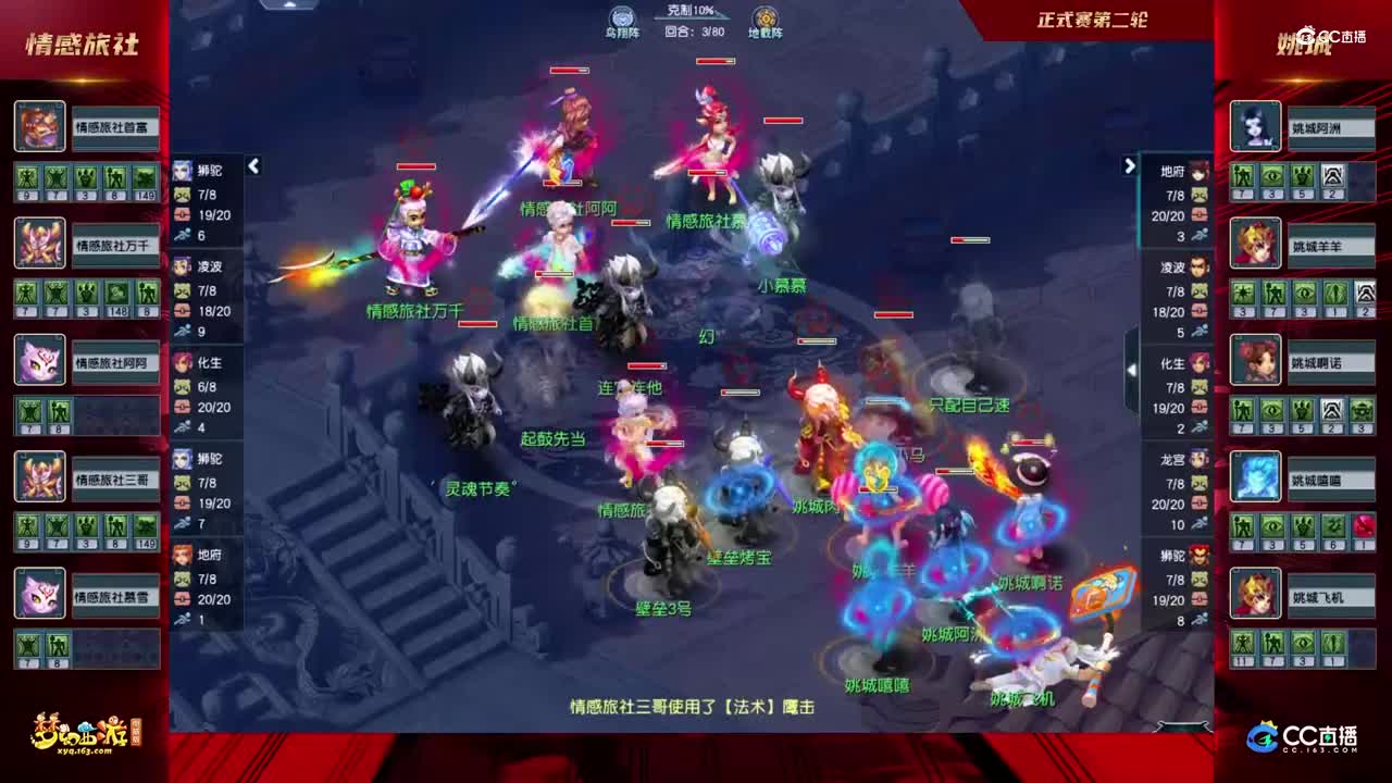 【2021群雄逐鹿】第六届正式赛天元组第二轮：姚城VS情感旅社【CC情报站】