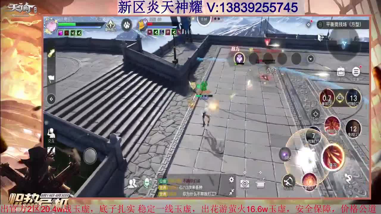 33 冲 接全职业神耀王者 接一单全托 天谕一切业务 第2段