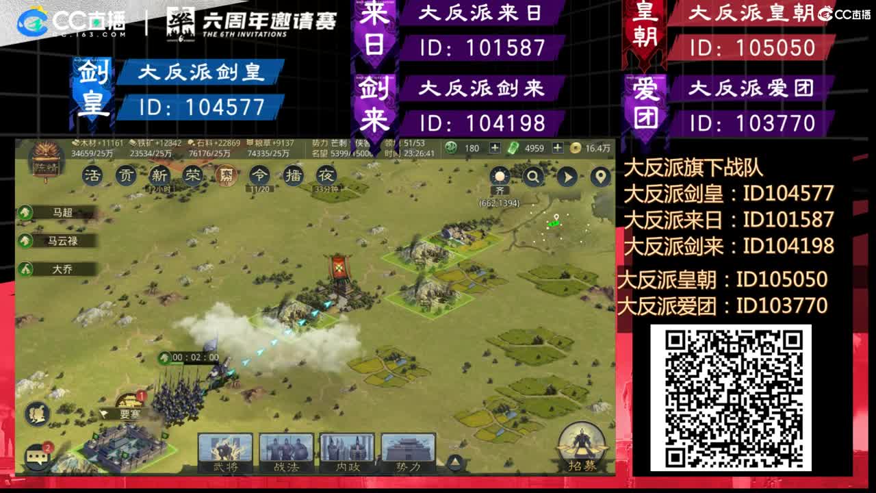 请家人们多多支持大反派战队！