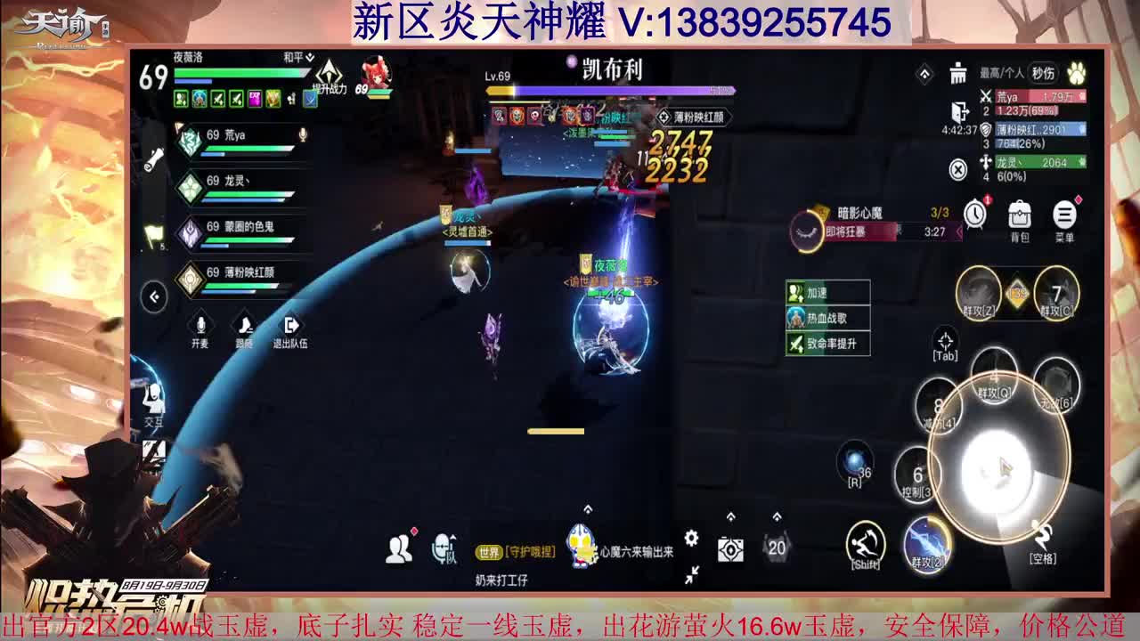 流光神耀 接全职业神耀王者 接一单全托 天谕一切业务 第2段