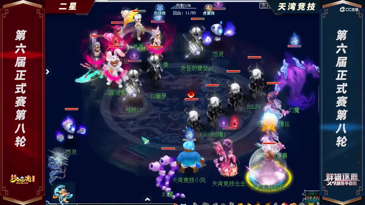 【2021群雄逐鹿】第六届正式赛天元组第八轮：天湾竞技VS二星【CC情报站】