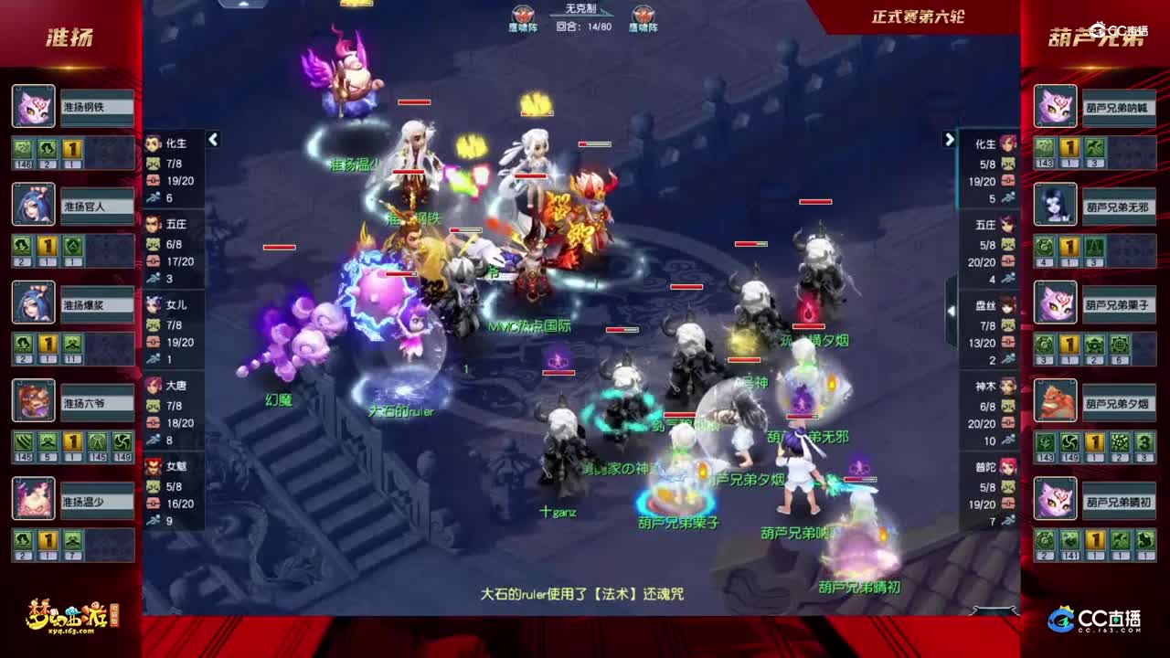 【2021群雄逐鹿】第六届正式赛天元组第六轮：葫芦兄弟VS淮扬【CC情报站】