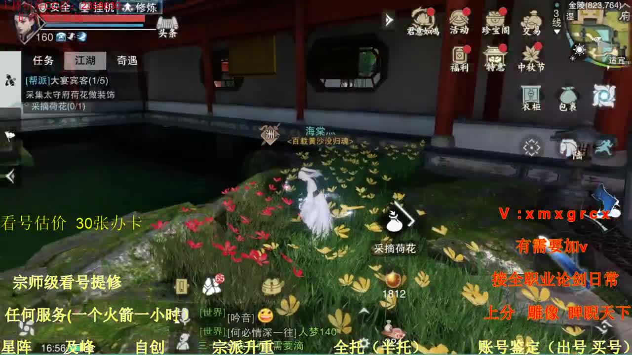 看号  提修  账号估价  托管  新手导师