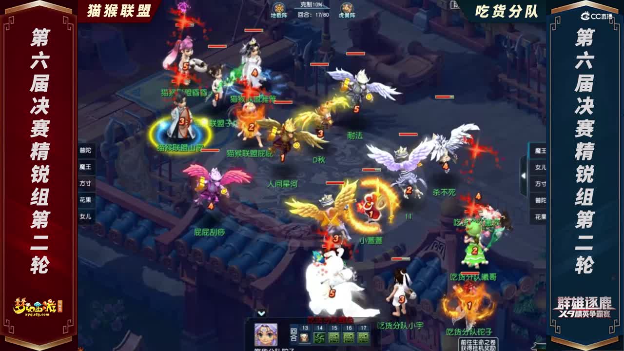 【2021群雄逐鹿】第六届决赛精锐组第二轮：吃货分队 VS 猫猴联盟【CC情报站】