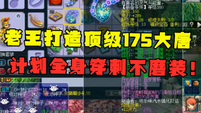 梦幻西游：老王要打造顶级175大唐，全身不磨穿刺，为大唐正名！