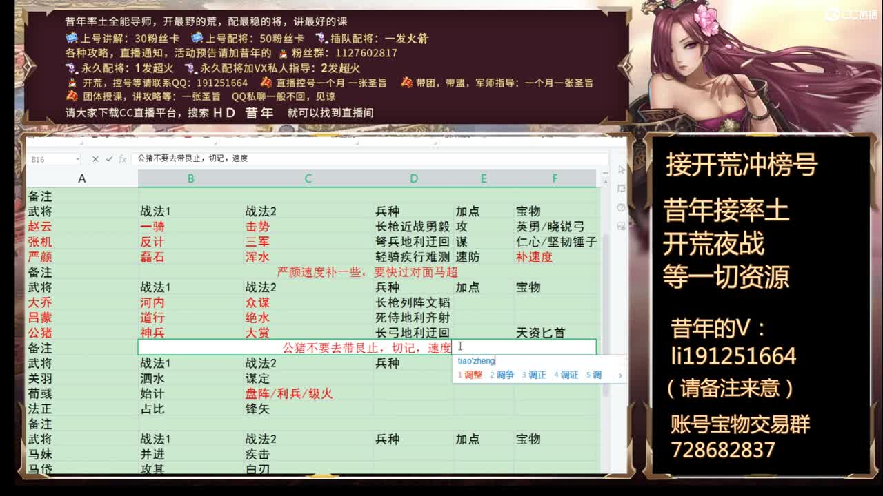 几天不见，大家还好么，继续配将